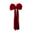 Velvet Christmas Bow 5 Ft for Tree Topper Wall Window Mantle 2