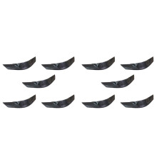10X Garniture de Couverture de Cadre de Volant en Fibre de Carbone pour 2 Demio DL Berline DJ Hatchback 2018 2019