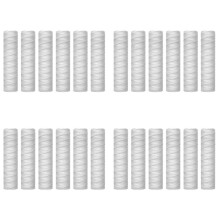Cartouche de Filtre à Eau pour SéDiments Enroulés de 10 MicromèTres, Paquet de 24, Filtration des SéDiments pour Toute la Maison, Universelle