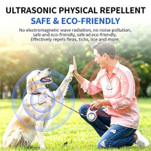 Dispositif Répulsif à Tiques Pulse Tick, Dispositif Répulsif à Tiques Ultrasonique Rechargeable USB-C, pour le Camping, la Pêche, la Randonnée,
