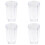 Replacement Jar Cups for Blender 16 oz 4/3/2/1 Pcs 1