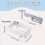 Foldable Trash Bag Holder Wall Mounted with Snap Fixing 8
