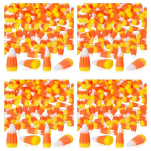 200 PièCes Halloween RéSine Bonbons MaïS Artificiel 3D Bonbons MaïS Perle Automne Faux MaïS Scrapbooking Embellissements