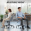 Teddy Fleece Office Chair with Wheels - Grey 8