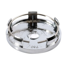 Set 12 Garnitures de Pneu Universelles en Plastique 60Mm pour Voiture, avec Enjoliveur de Centre de Roue Chromé
