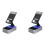 2X 3-In-1 Mobile Phone Holder, Audio Power Bank,  Call Speaker, Multi-Function Foldable Rotating Desktop,Gray 1