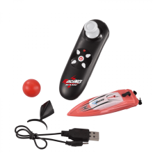 Mini 2.4G Remote Control Boat Red