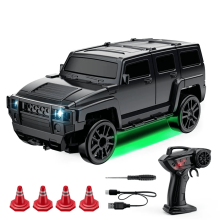 RC Drift Truck 1:64 Scale 4WD with Lights and Multi-Terrain