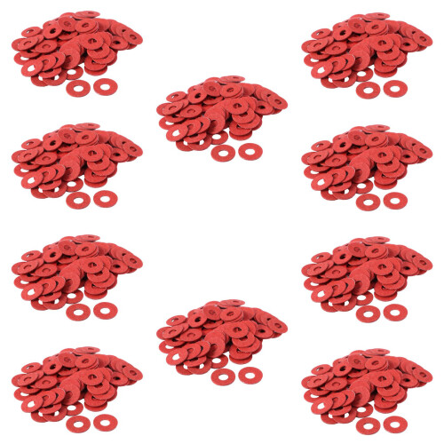 1000PCS Red Motherboard Screw Insulating Fiber Washers 1