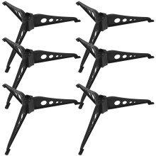 EXHUMKY Black Plastic Tree Brackets 6-Pack