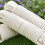 White cotton rope drawstring hand-woven core-spun 5