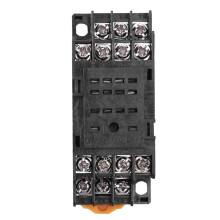 5X HH54P 12V Bobine 4PDT 14 Broches Relais de Puissance Électromagnétique Base DYF14A