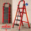 Heavy Duty Folding Ladder Steel 450 lb Capacity 4