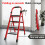 Heavy Duty Folding Ladder Steel 450 lb Capacity 8