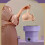 Portable Washing Machine Foldable 6.5L 3 Modes Purple 5