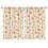 Pumpkin Pattern Kitchen Curtains Rustic 2 Pack 42x63 Inch 1