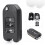 Black Remote Key Shell Case for Honda 2-Button Universal 1