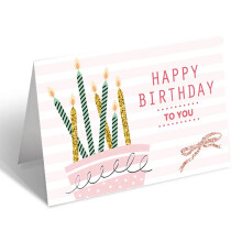 72 Pack Greeting Card Eco Friendly Unique Birthday Cards Large Happy Birthday Cards Set for Adults and Kids Writing