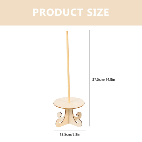 Wooden Doughnut Stand Set 4 pcs 1
