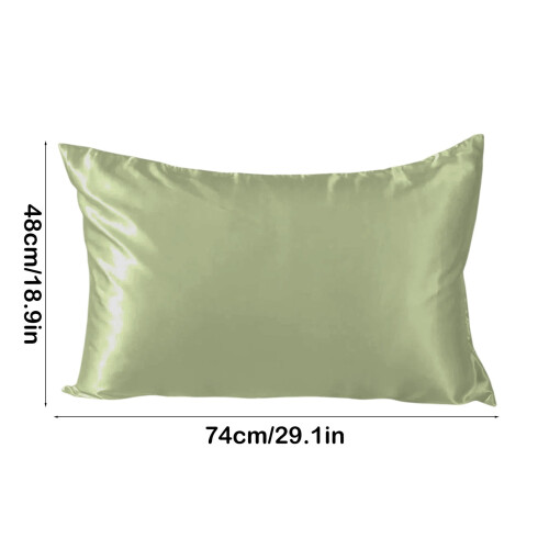 Ice Silk Pillowcase Breathable Polyester 1 Piece 2