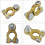 Car Battery Terminal Connector Clamp 1 Pair 5
