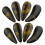 Guzheng Finger Picks Dual Arc Celluloid 6 pcs 8