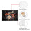 Floral Butterfly Black Placemats 4PCS Absorbent Washable 6
