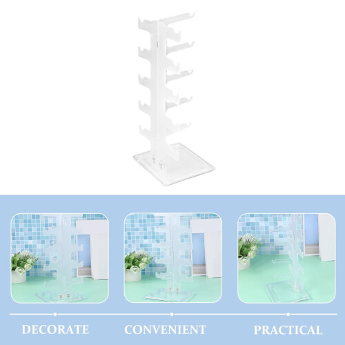 Acrylic Sunglass Organizer Stand Transparent 1 Set 1