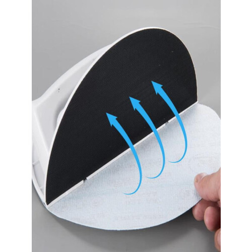 Semi-Circular Adjustable Sanding Block Plastic Handle 1 2