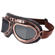 Motorbike Windproof Goggles Copper Anti-Fog Grey