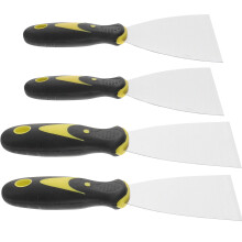 Metal Scraper Plastic 4 Pieces 6.3 x 2.5 Inches
