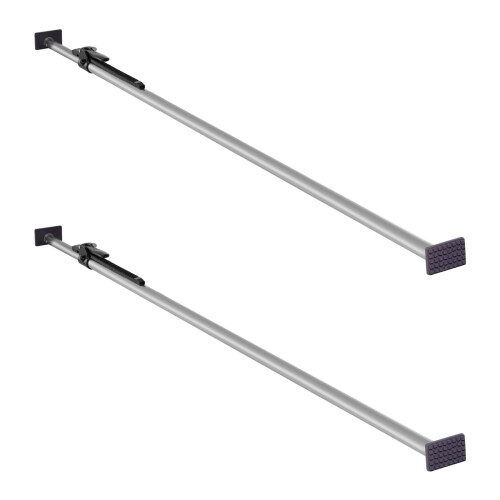 Adjustable Cargo Bar Steel Load Stabilizer 2 pcs 89-104 in