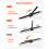 Adjustable Cargo Bar Steel Load Stabilizer 2 pcs 89-104 in 5