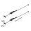 Adjustable Cargo Bar Steel Load Stabilizer 2 pcs 89-104 in 8