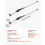 Adjustable Cargo Bar Steel Load Stabilizer 2 pcs 89-104 in 7