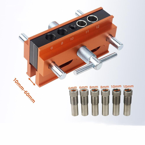 Self-Centering Hole Punch Locator Set with Doweling Jig 1