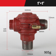 Air Compressor Check Valve 3-Port Cast Iron 1 pc