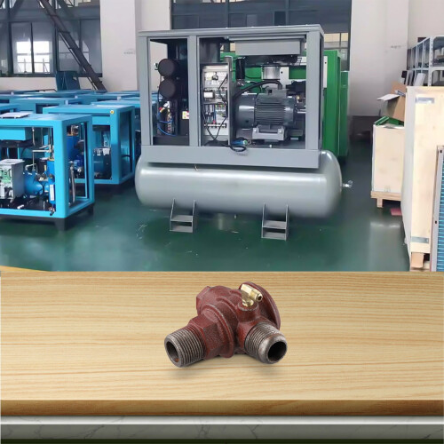 Air Compressor Check Valve 3-Port Cast Iron 1 pc 2