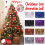 Christmas Balls Plastic Shatterproof 100 Pcs Purple 3