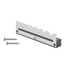 Wall-Mounted Tool Tray Organizer for Hex Keys Aluminum