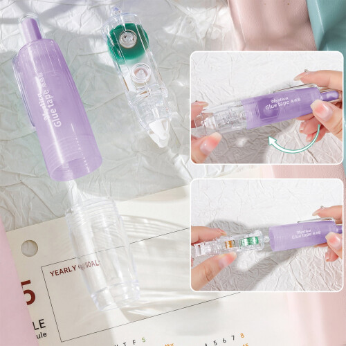 Push-Button Tape Pen High-Viscosity Double-Sided Dots 1