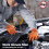 ProGuard PR3326 ANSI A9 Cut Resistant Work Gloves Orange L 4