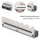Wall-Mounted Tool Tray Organizer Rack Aluminum Stainless 7
