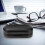 Double Glasses Case PU Leather Travel Organizer Black 7