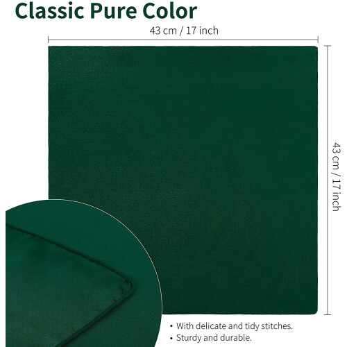 Square Satin Napkin Bright Silk 12 Pack 17 x 17 Inch 1