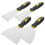 Metal Scraper Plastic 4 Pieces 6.3 x 2.5 Inches 6