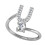 Women's Stainless Steel Initial Letter Ring Dainty Thin 1