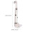 Unbranded violin chin rest clamps silver 2 pcs 2