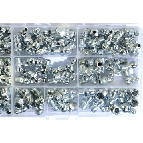Brass Zerk Grease Nipple Fitting Kit 115 pcs 2