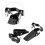 Motorcycle Foot Pegs Slim Black 6